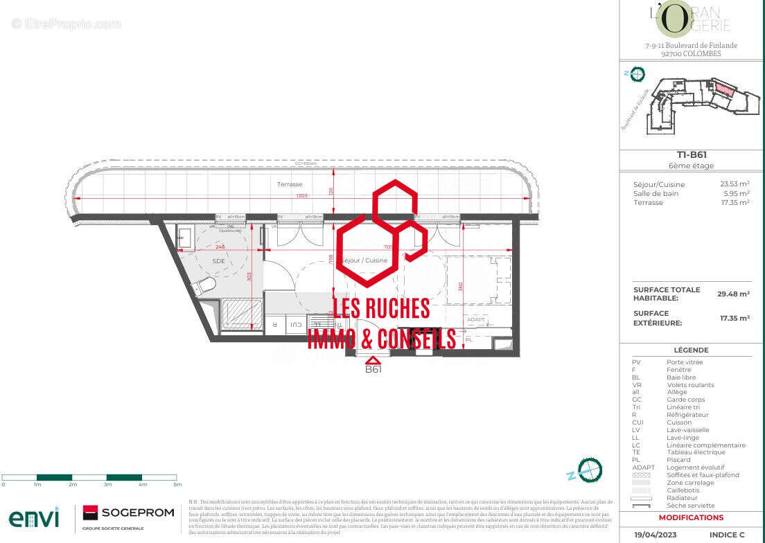 Appartement à COLOMBES