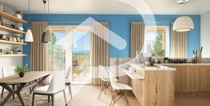 Appartement T3 de 66 m² avec jardin de 206 m² + place privative à Saint-Just - construction en cours - photo 5