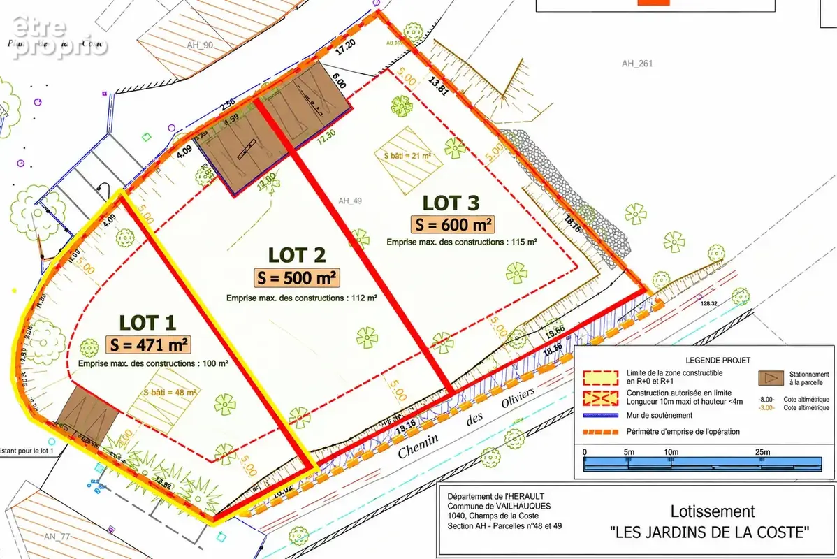 Terrain viabilisé 470m2 - libre constructeur - photo 2