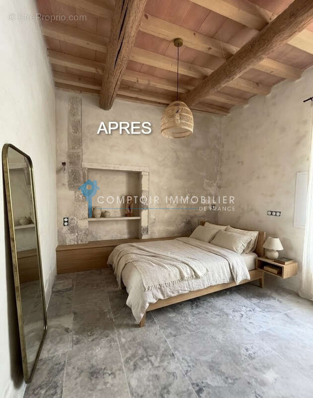 DPT(30)  Vallabrègues  Rare ! Maison de village d'architecte avec piscine intérieure et cour intime - photo 20