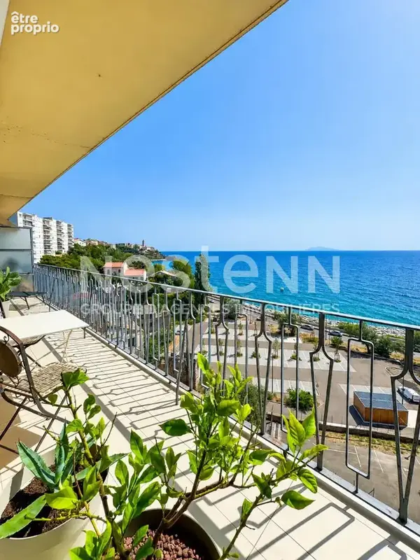 Bastia  T3 70 m²  Dernier étage  Terrasse face mer  Parking  Cave - photo 2