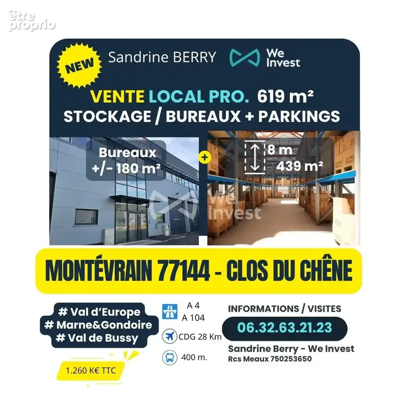 A VENDRE Montévrain Clos du Chêne