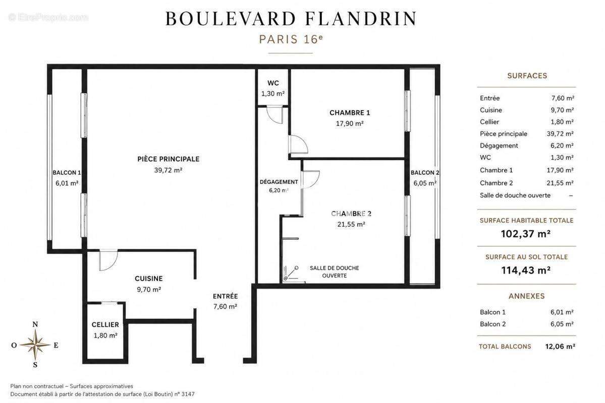 Appartement - photo 5