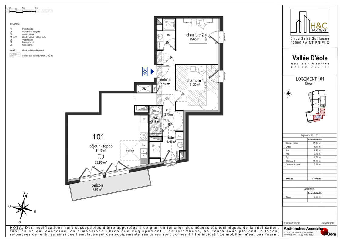 Appartement à PLERIN