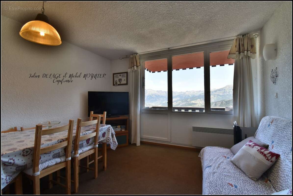 Pra Loup – Appartement plein sud avec vue panoramique, balcon, cave et casier à skis - photo 9