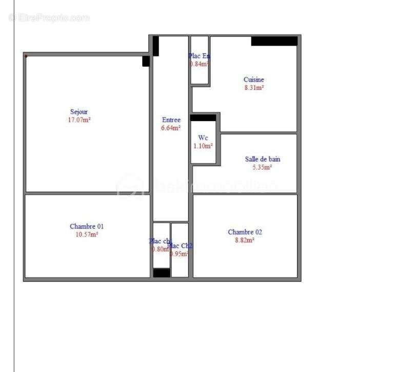 Appartement à VERNEUIL-L'ETANG