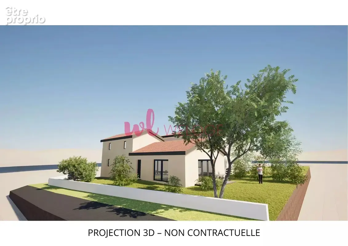 Terrain constructible viabilisé de 477 m² à Vernaison - photo 2