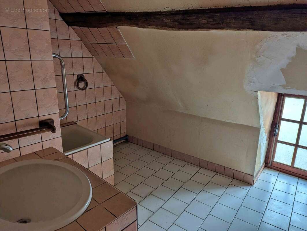 salle de bains maison à Courson les Carrières - Maison à COURSON-LES-CARRIERES