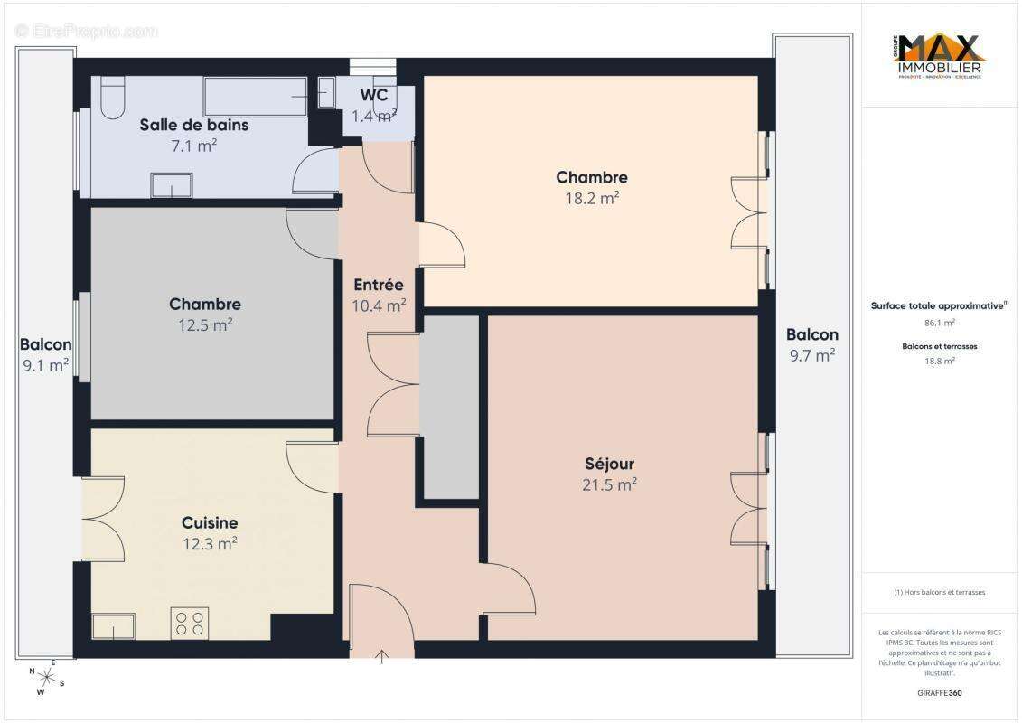 Appartement à AJACCIO