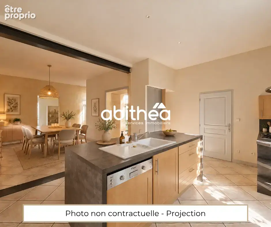 Maison de ville en pierre à Gémozac ( 17260 )  210 m2  5 chambres  Terrain de 900m2 et GARAGE  - photo 1