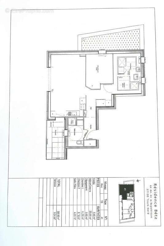 Appartement à TOURS