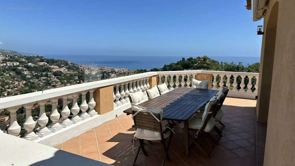 Vue mer panoramiques - villa menton - - photo 2