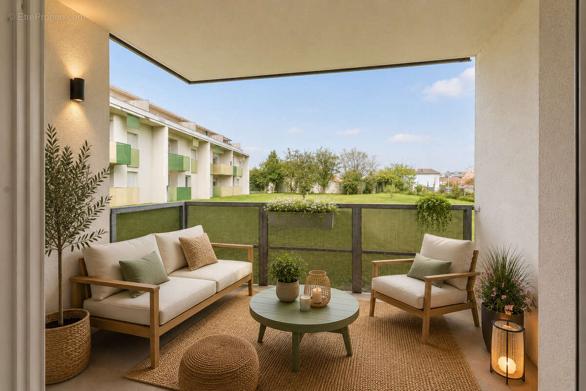 Appartement deux pièces au calme disposant d'un balcon et de deux places de stationnement privatives - photo 12