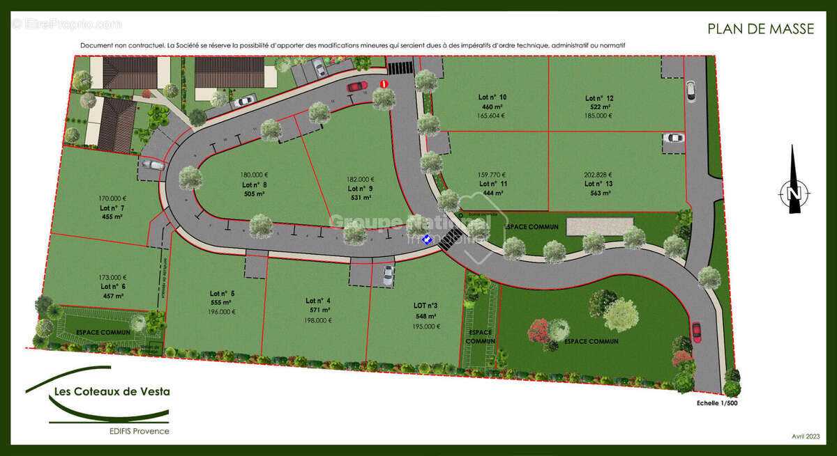 Terrain à CHATEAUNEUF-DE-GADAGNE