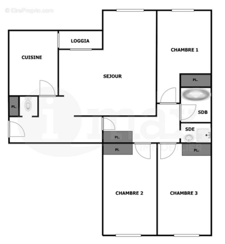 Appartement à LEVALLOIS-PERRET