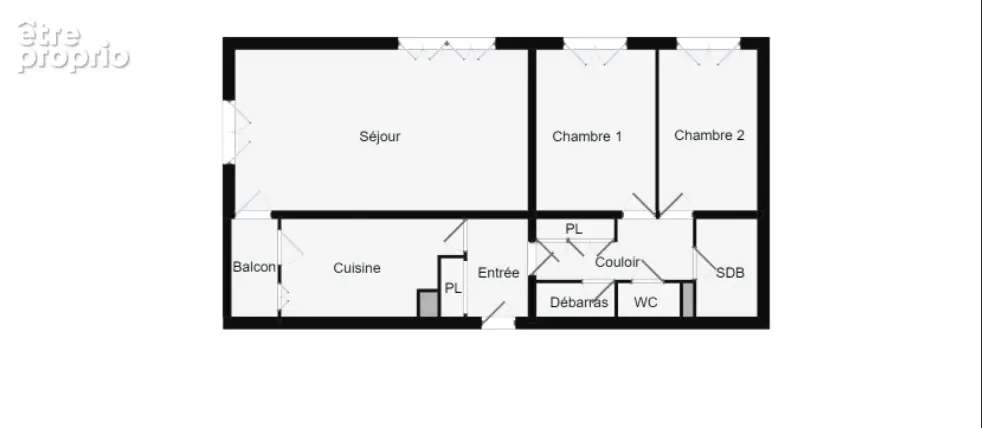 Appartement Angers 4 pièces avec balcon Justices - photo 8
