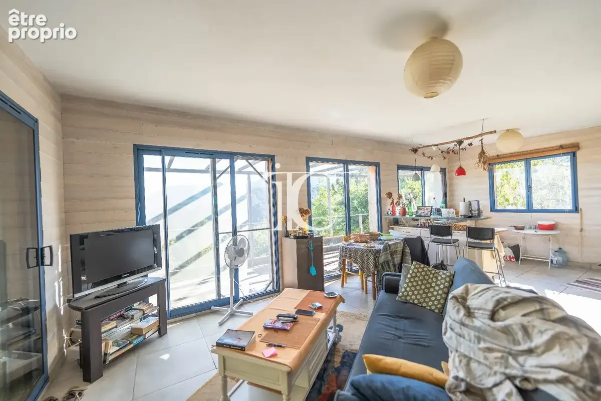 Villa ossature bois avec vue exceptionnelle sur le chassezac terrain de 1 965 m² - photo 2