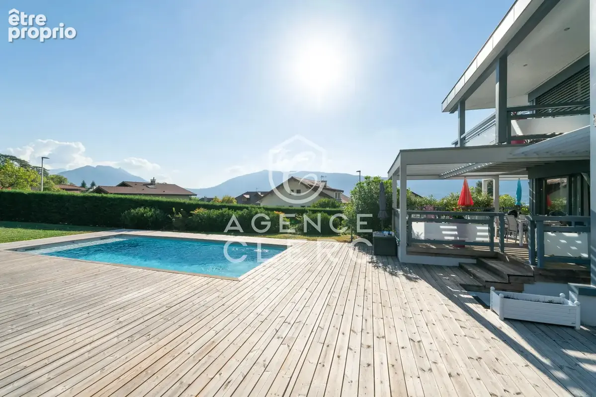 Veyrier-du-Lac,  villa contemporaine  proche et vue lac - photo 10