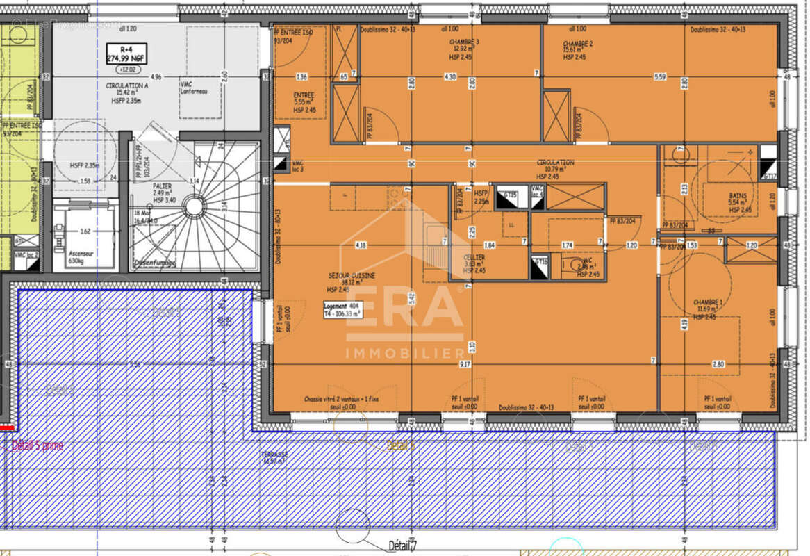 Appartement 106m² à avanne-aveney - photo 2