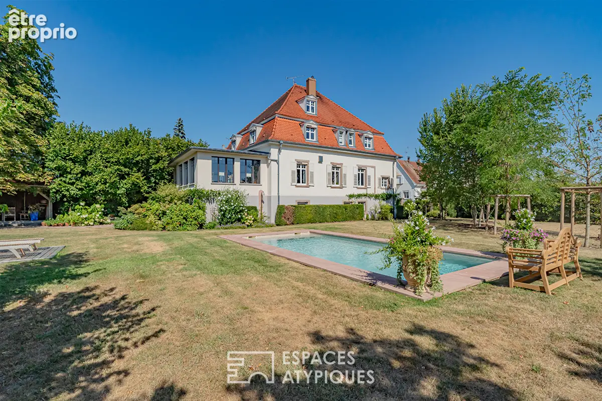 Maison de maître rénovée avec piscine et jardin à deux pas du centre d'Obernai - photo 8