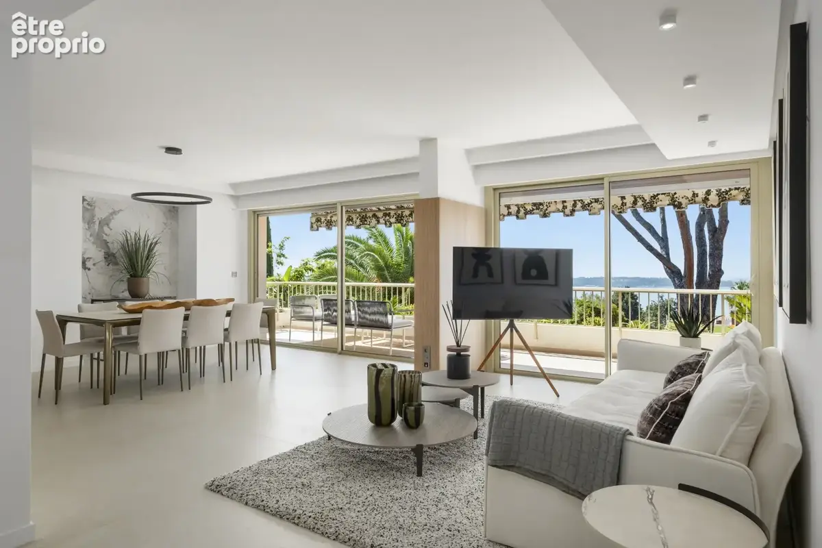 Cannes - Californie : 5P vue mer, garages et piscine - photo 2