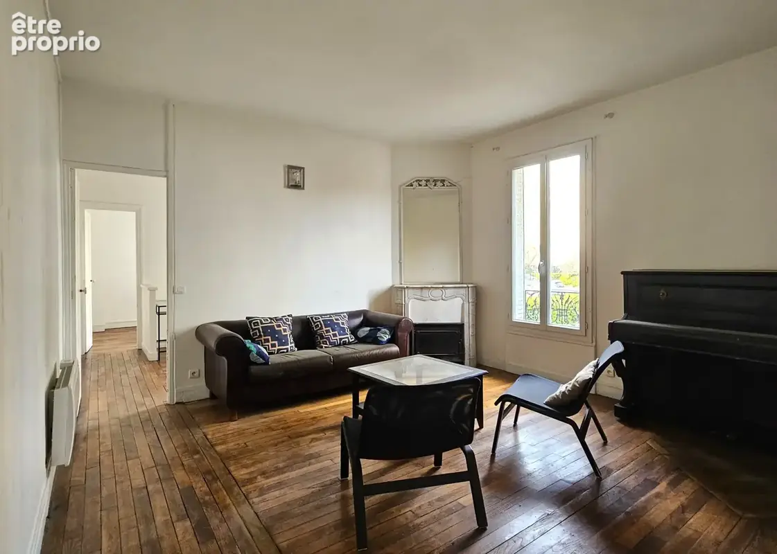 salon-séjour - Appartement à ASNIERES-SUR-SEINE