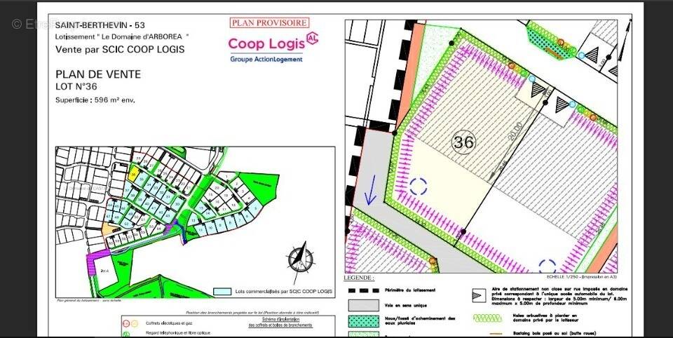 Terrain à SAINT-BERTHEVIN