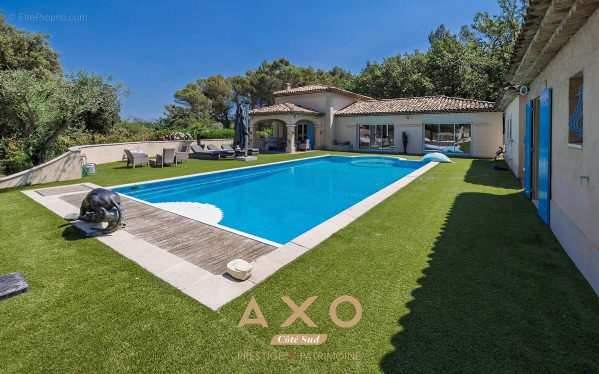 Mimet  propriété d'exception  360 m²  maison d'amis  piscine  parc de 8 000 m²  garage - vue sainte-victoire - 1 800 000 - photo 2