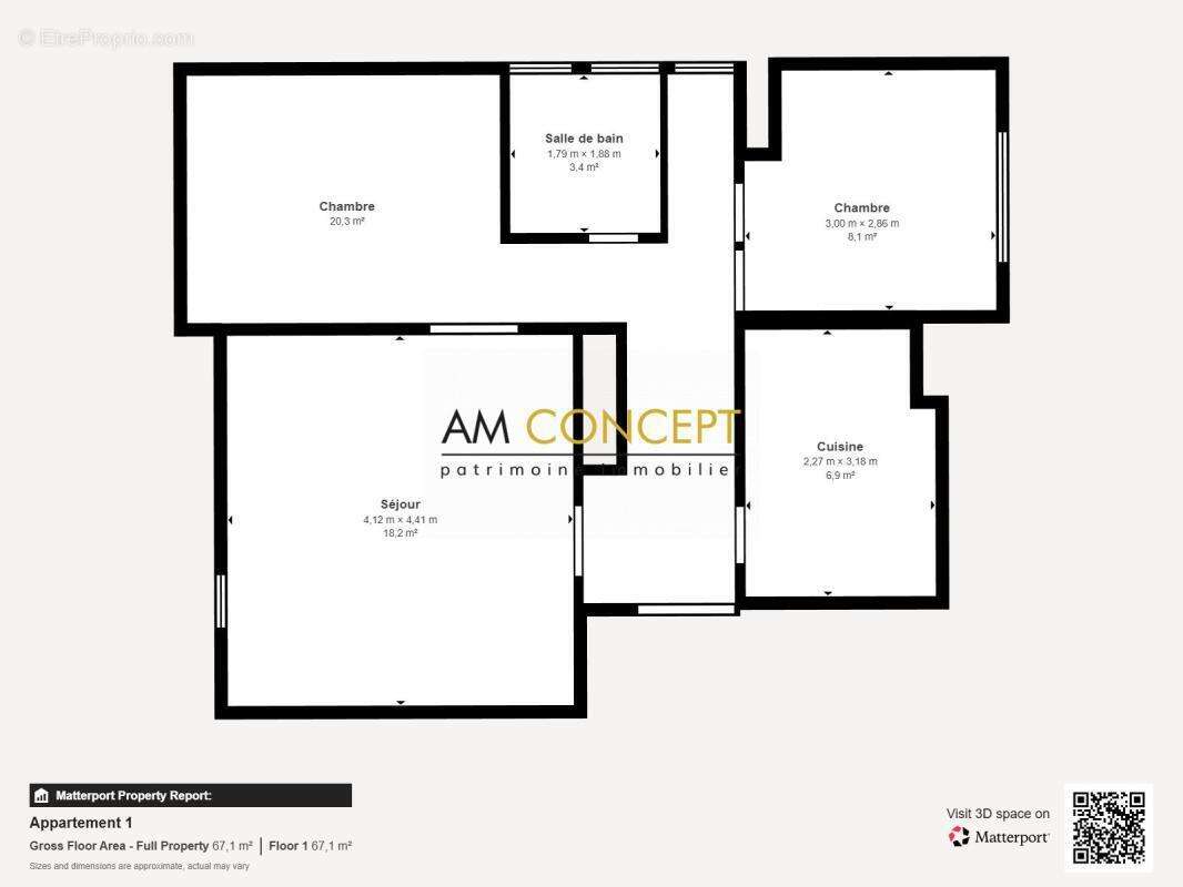 Appartement à CONTES