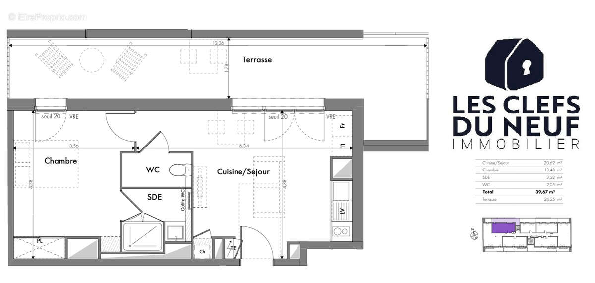 Appartement à TOULOUSE