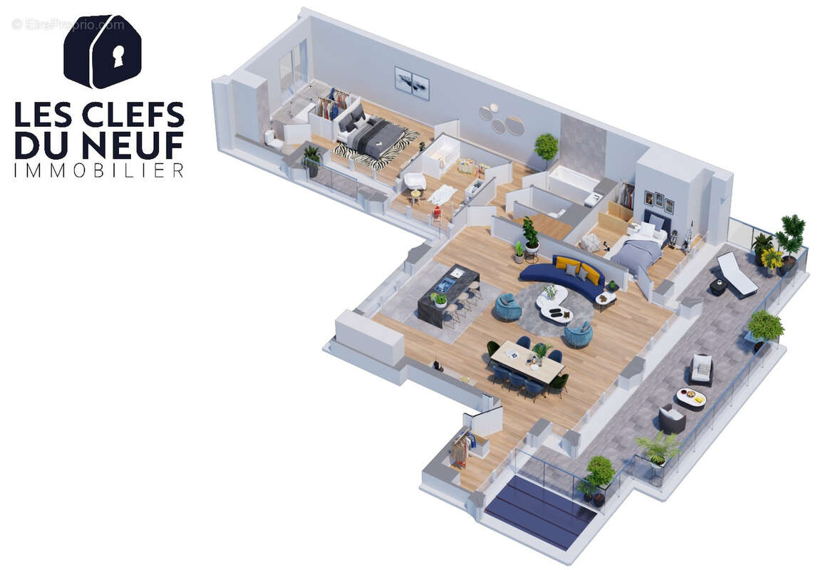 Appartement à PARIS-20E