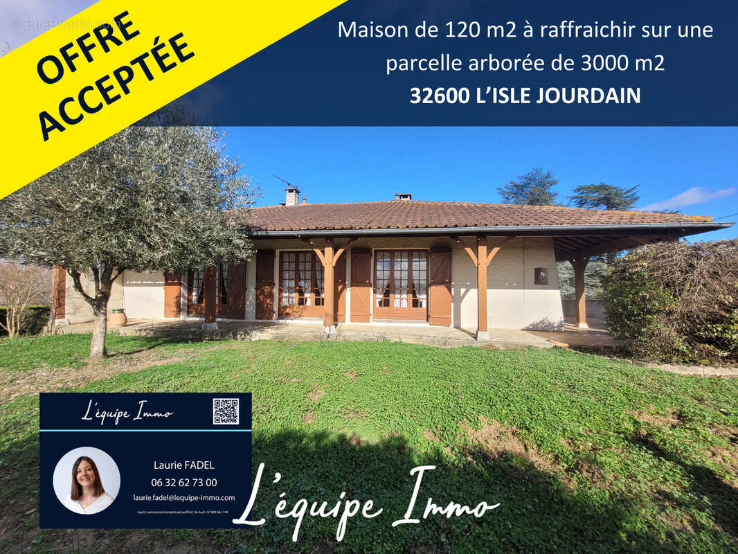 Maison de 120 m2 sur sous-sol complet avec terrain de plus de 3000 m2 - photo 2