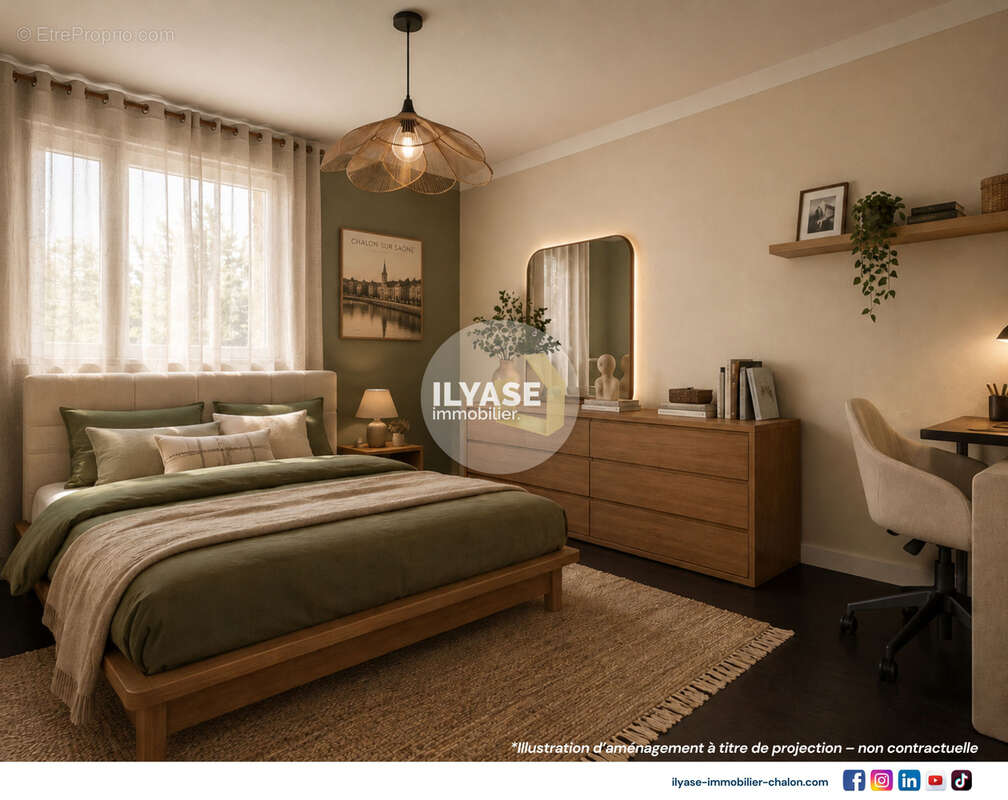 Appartement T4  3 CH  Cave  Parking privatif en sous-sol - photo 15