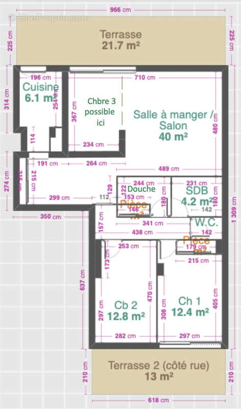Appartement à SAINT-CLOUD