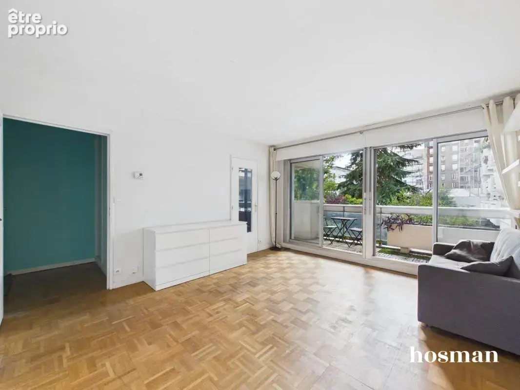 Appartement T1 de 31 m² avec grand balcon de 9m² - Lumineux et calme - Rue Petit, Paris 19ème - photo 2