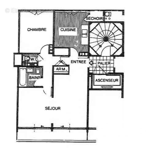 Plan - Appartement à FONTENAY-LE-FLEURY