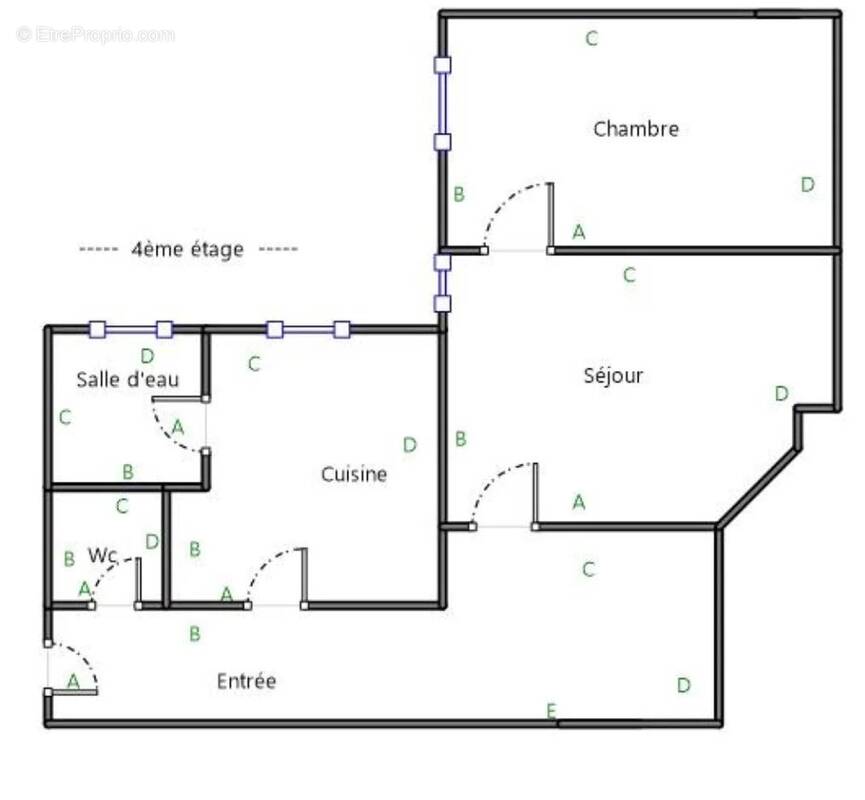 Appartement à PARIS-13E