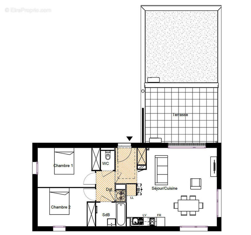 Appartement à ROUFFIAC-TOLOSAN