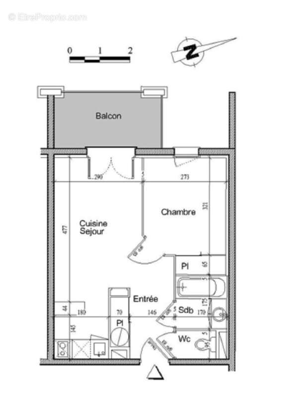 Appartement à SAINT-QUENTIN-DE-BARON