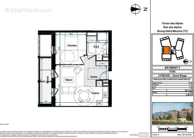 Appartement à BOURG-SAINT-MAURICE