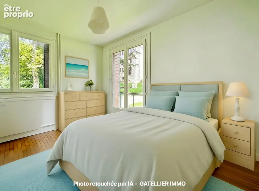 96 m² – 3 chambres + possibilité 4 – Parc arboré – Gare à pied - photo 15