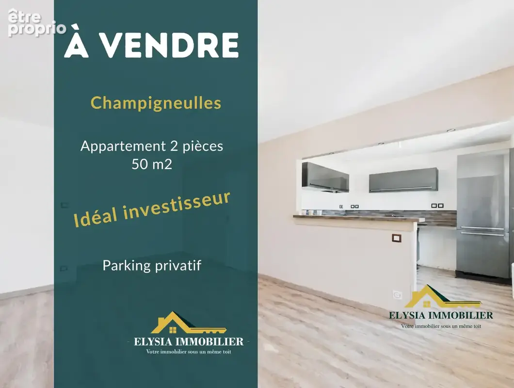 Appartement  2 pièces de 50 m2 avec parking   Rentabilité brute 9 % CHAMPIGNEULLES 54250 - photo 1