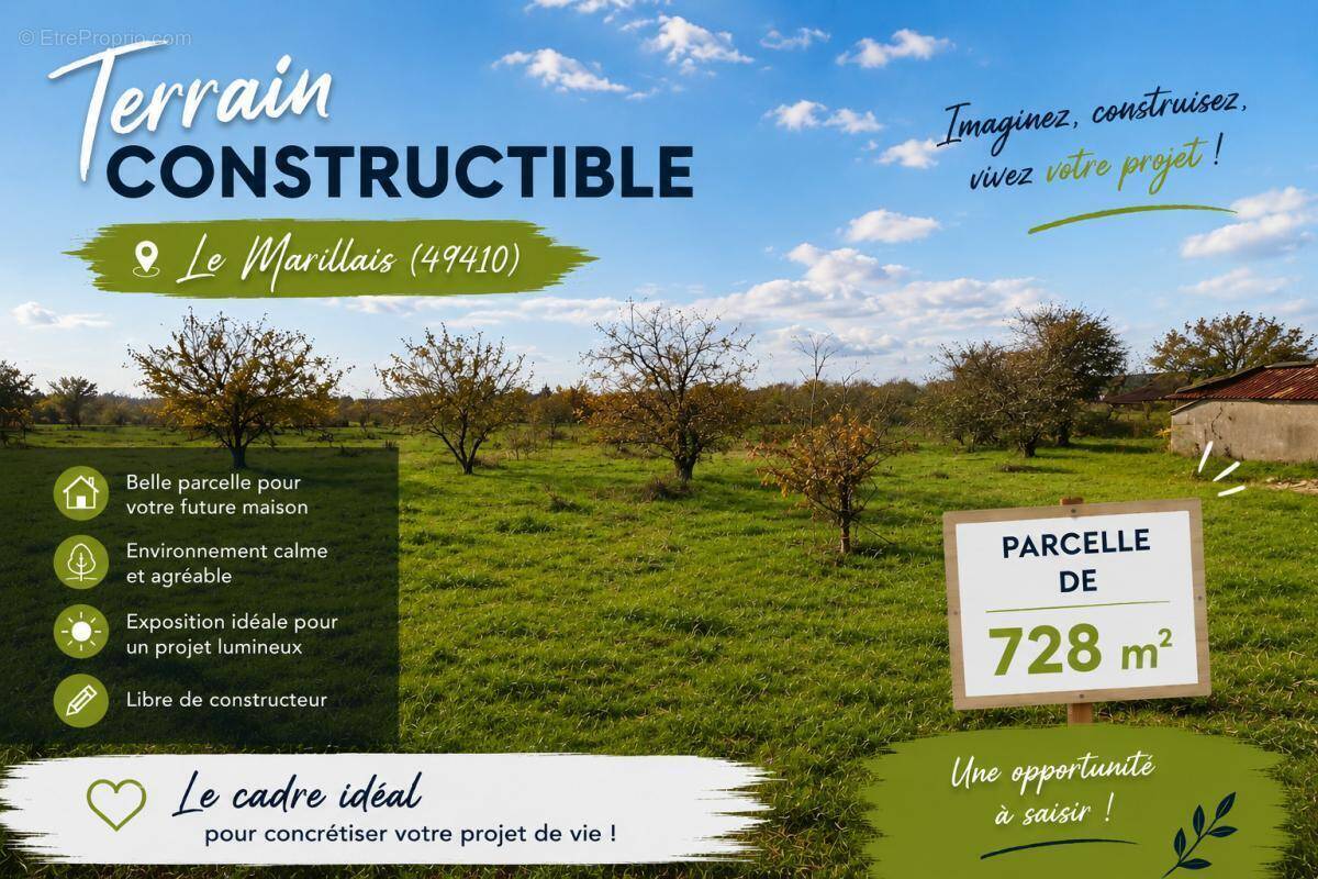 Terrain à LA POMMERAYE