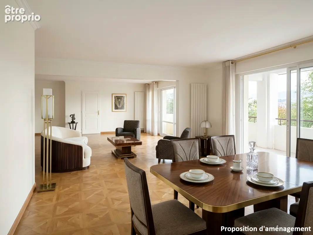 Haut de billere appartement 160m² terrasse 70m² vue pyrenees - photo 2