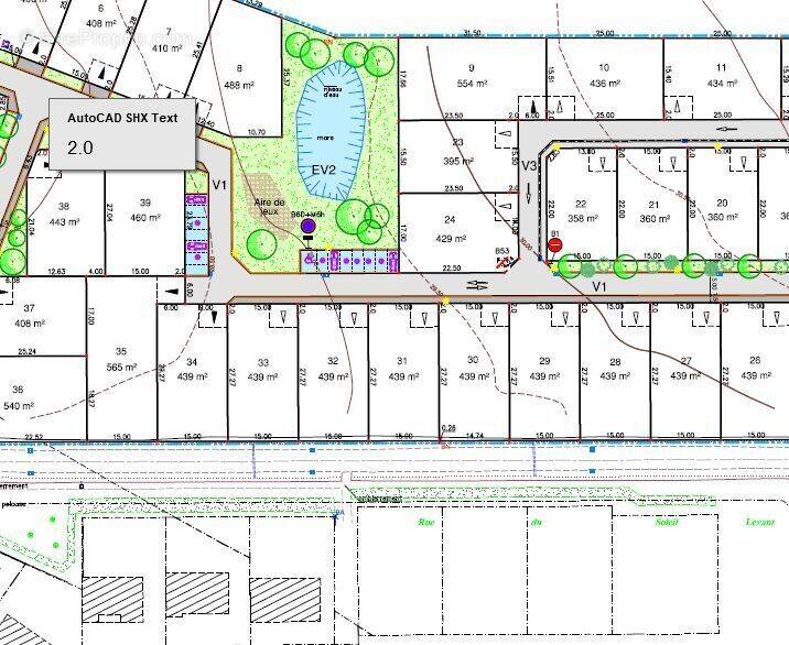Terrain à L&#039;AIGUILLON-SUR-VIE