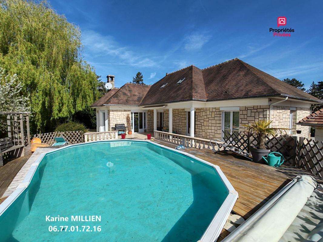 IVRY LA BATAILLE 27540 Maison individuelle avec véranda chauffée - 1 étage - 4 chambres - Double garage - Quart port - Piscine H - photo 4