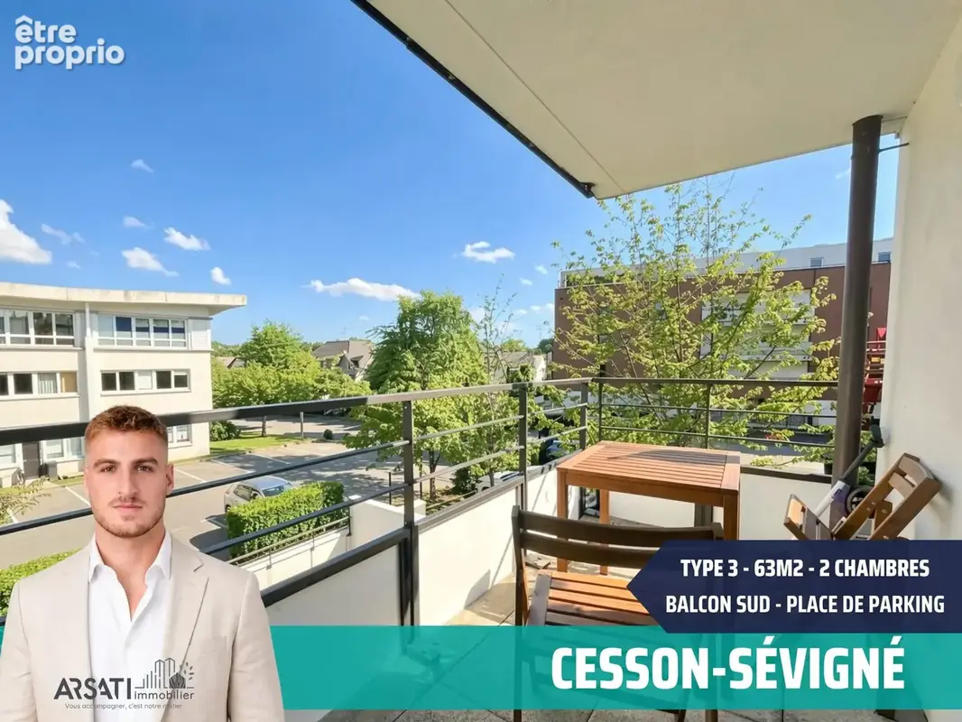 Photo Appartement à Cesson-Sevigne au prix de 249 990€