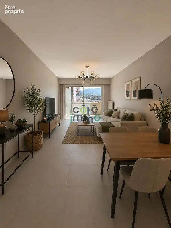 A vendre thonon centre ville appartement t3 entierement renove avec vue sur le lac - photo 5