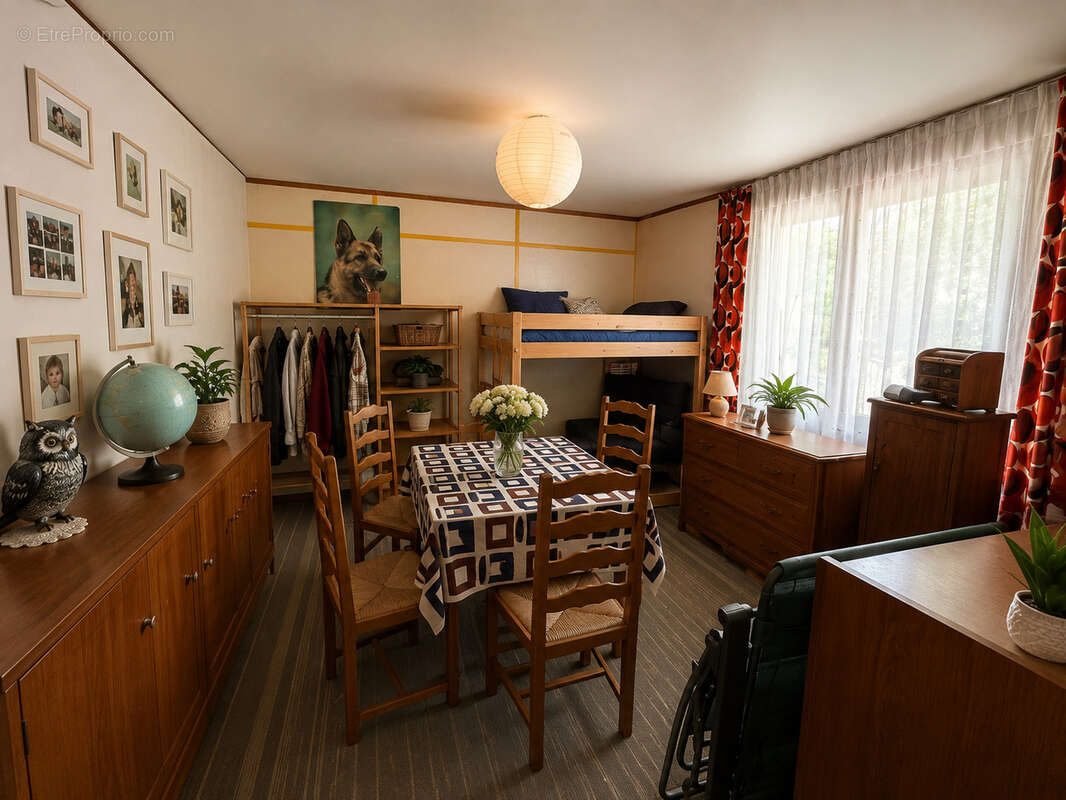 Appartement t3 bis rez de jardin de 84m2 avec 240m2 de jardin et garage de 38m2 et cave de 25m2 - photo 4