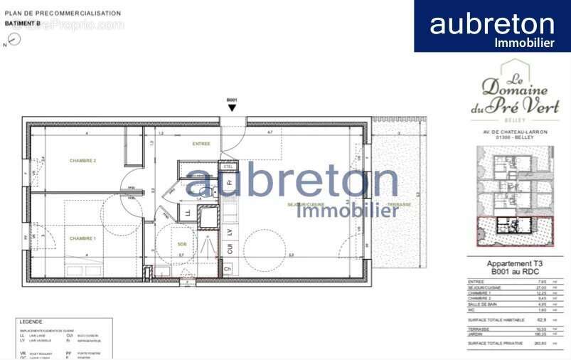 Appartement à BELLEY